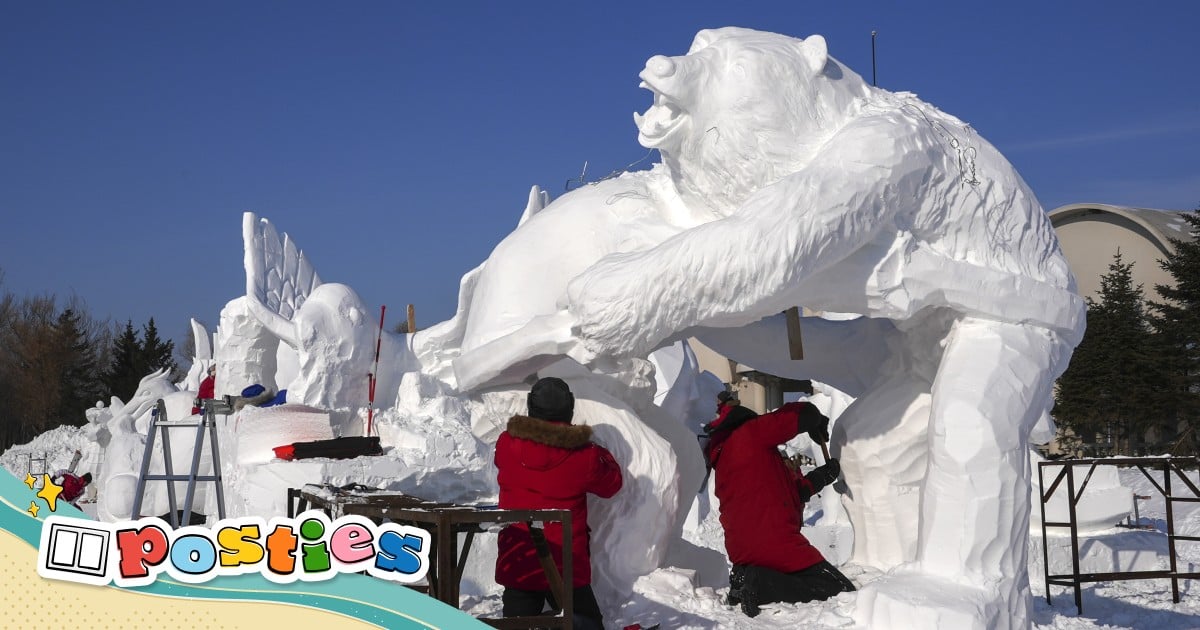 Fairy-tale ice sculptures lure crowds of tourists to China’s Harbin