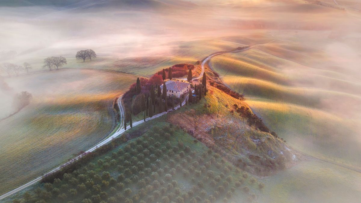 Stunning agricultural landscapes and volcanic eruptions among winners of Travel Photographer of the Year 2023