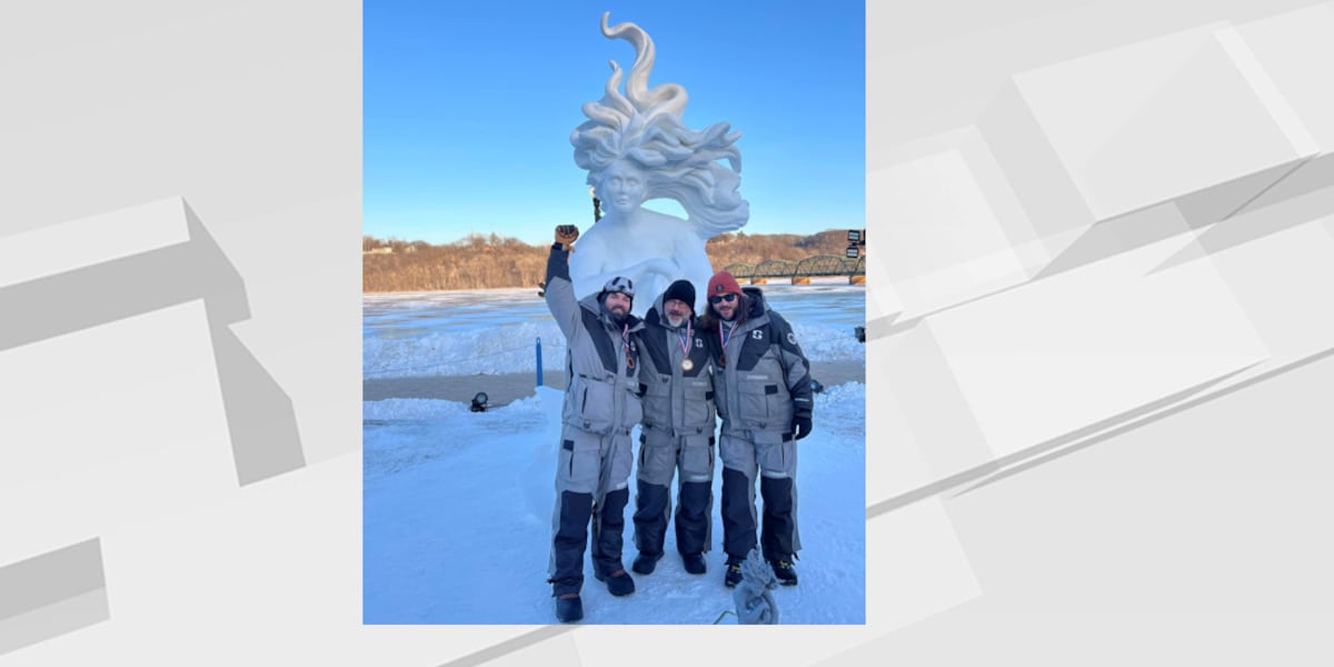 Team North Dakota takes third in World Snow Sculpting Championship