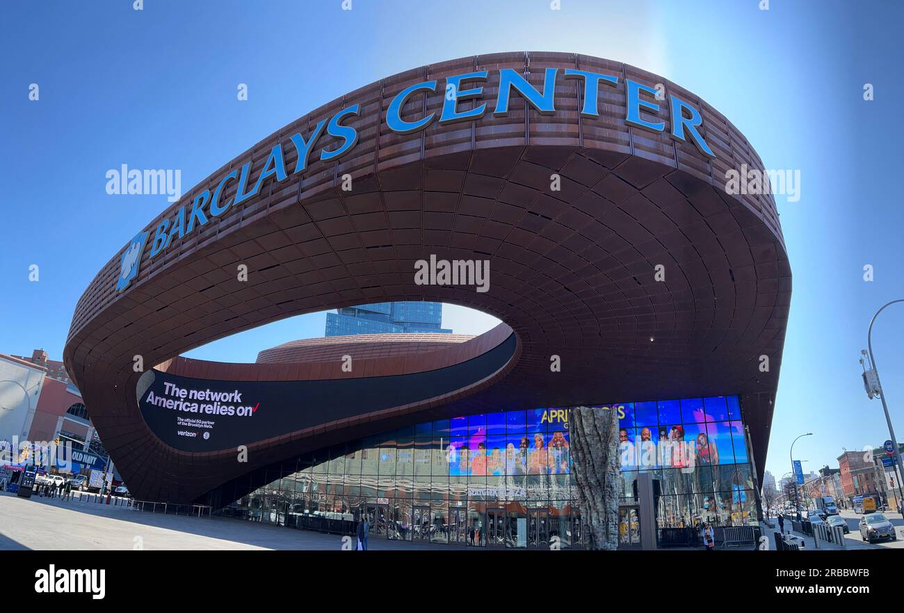 Brooklyn barclays center exterior hi-res stock photography and images –  Alamy