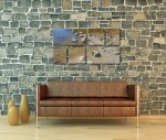 Beach Rocks Art Canvas Cluster