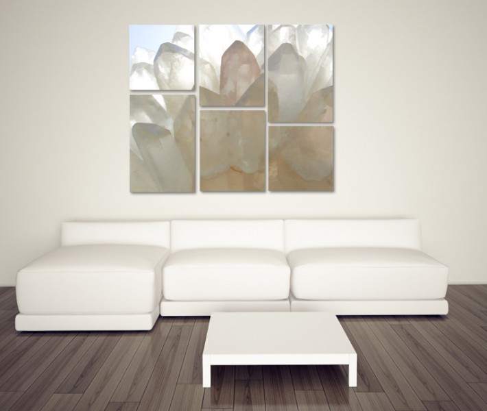 Crystal Canvas Arrangement