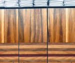 Faux Inlaid Wood Office Cabinets
