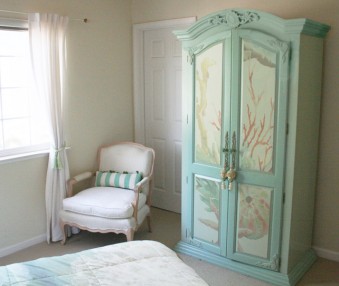 Green Corals Armoire Wraps