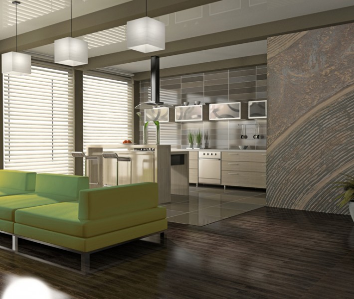 Metal Inspired Kitchen Cabinet Wraps 2