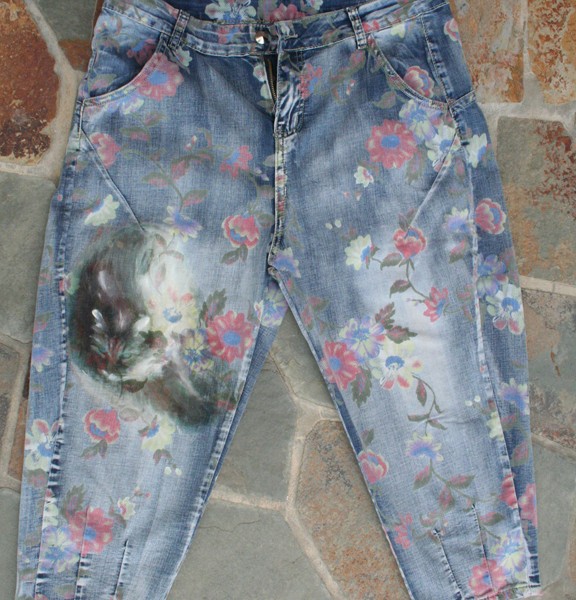 Painted Pet Jeans 03