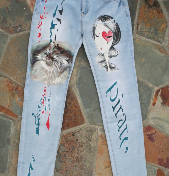 Painted Pet Jeans 08 Painted Pet Jeans 08