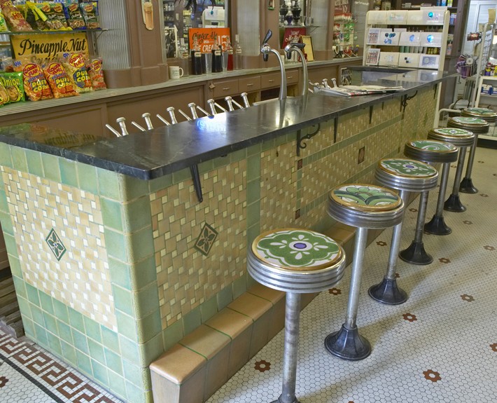 Spanish Tile Barstool Wraps