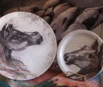 Horses Plates Set