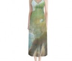 Esalen Chiffon Dress, Greens