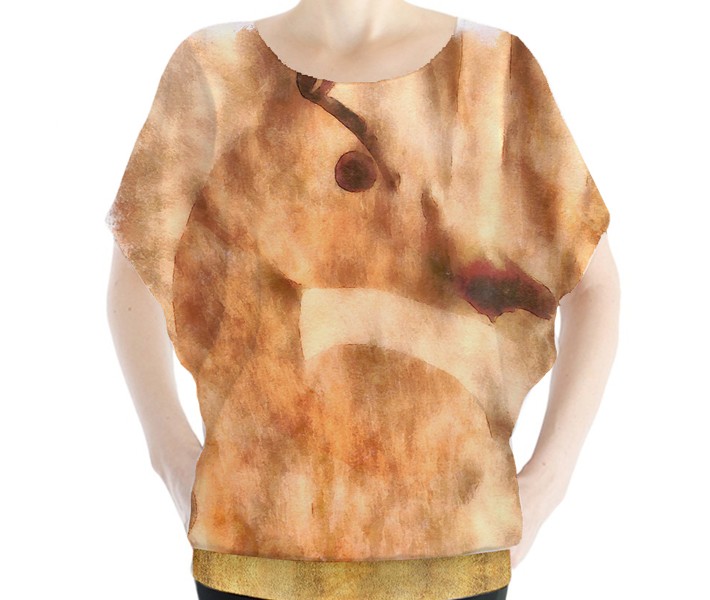 Horse Chiffon Butterfly Wing Blouse
