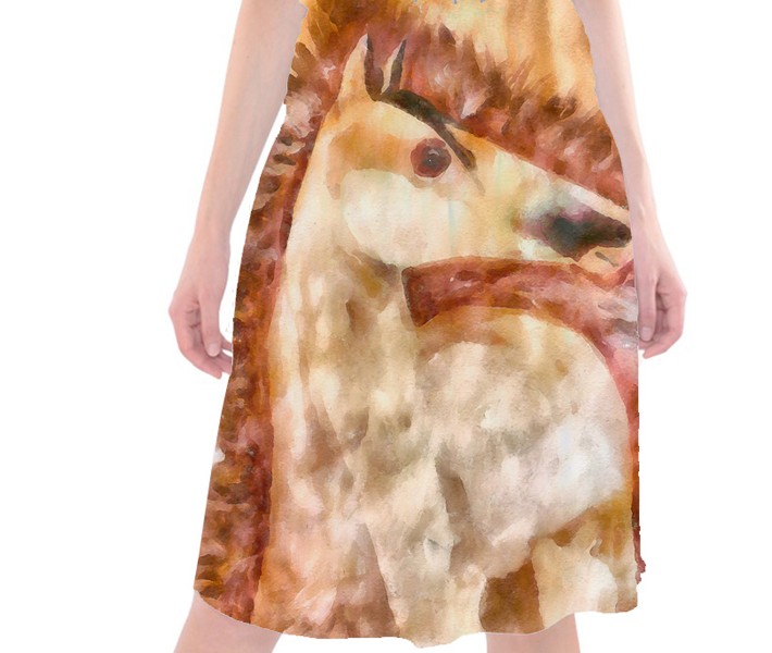 Horse Cotton Skirt