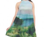 Monterey Bay Chiffon Dress, Green