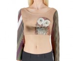 Owl Long Sleeve Short Tee