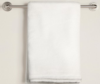 Blank White Towel with bar